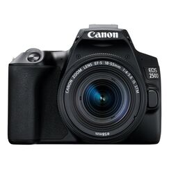 Canon EOS 250D+EF-S 18-55mm SLR-Kamera-Set 24,1 MP CMOS 6000 x 4000 Pixel Schwarz