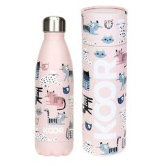KOOR Sweet Cats Tägliche Nutzung 500 ml Edelstahl Mehrfarbig