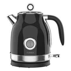 Furber. F01083 Wasserkocher 1,7 l 2200 W Schwarz, Farbe: Schwarz
