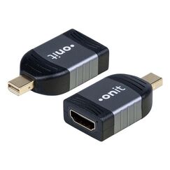 ONIT F01496 Kabeladapter Mini DisplayPort HDMI Schwarz, Grau
