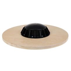 KOOR F01580 Gleichgewichtstrainer Balance Board Schwarz, Holz
