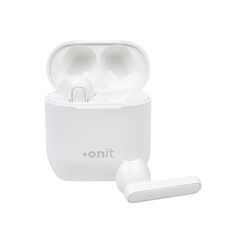 ONIT F01766 Kopfhörer & Headset True Wireless Stereo (TWS) im Ohr Anrufe/Musik USB Typ-C Bluetooth Weiß