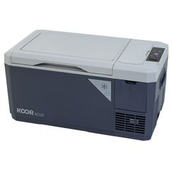 KOOR F02034 Kühlbox 18 l Gas/Elektrizität Grau, Weiß