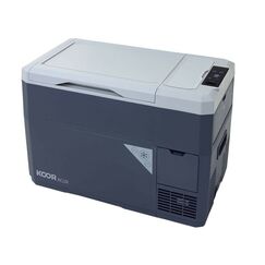 KOOR F02035 Kühlbox 28 l Gas/Elektrizität Grau, Weiß