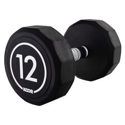 KOOR F02628 Hantel Kurzhantel mit festem Gewicht 12 kg