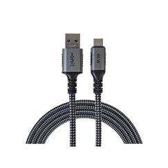 ONIT F02676 USB Kabel USB 3.2 Gen 2 (3.1 Gen 2) 0,5 m USB A USB C 10 Gbit/s 66 W Schwarz, Grau