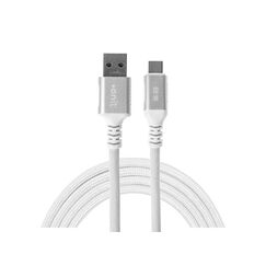 ONIT F02677 USB Kabel USB 3.2 Gen 2 (3.1 Gen 2) 0,5 m USB C USB A 10 Gbit/s 66 W Weiß, Farbe: Weiß, Länge: 0,5 m