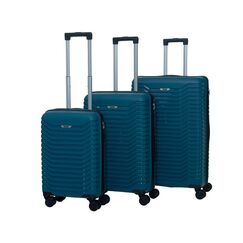 KOOR Manila Kofferset Harte Schale Blau 40 l Polypropylen (PP)