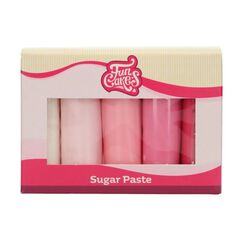 FunCakes F20365 Kaugummipaste Pink, Weiß