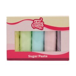 FunCakes F20355 Kaugummipaste Lila, Blau, Grün, Pink, Gelb
