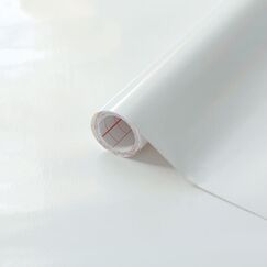 d-c-fix F3465359 Selbstklebendes Vinyl Entfernbar Weiß Glänzend