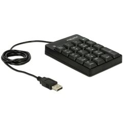 DeLOCK 12481 Numerische Tastatur Universal USB Schwarz