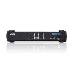 ATEN CS1764A Tastatur/Video/Maus (KVM)-Switch Schwarz
