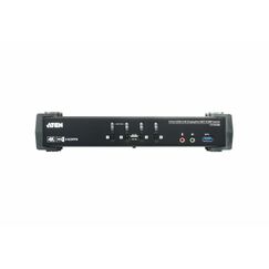 ATEN CS1924M Tastatur/Video/Maus (KVM)-Switch Schwarz