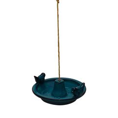 Esschert Design FB443 Vogeltränke Blau, Grün, Weiß