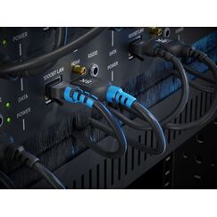 PureLink FI-PC110-100-PCK Netzwerkkabel Schwarz, Blau 10 m Cat6a S/FTP (S-STP) Rund