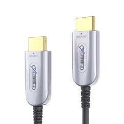 FiberX FX-I350-005 HDMI-Kabel 5 m HDMI Typ A (Standard) Schwarz, Silber