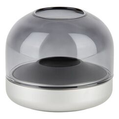 Kooduu Glow 08 Kerzenständer Aluminium, Glas Silber