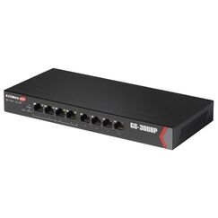 Edimax GS-3008P Netzwerk-Switch Managed Gigabit Ethernet (10/100/1000) Power over Ethernet (PoE) Schwarz