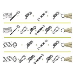 Perel GSSK2 Montage-Kit Silber