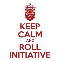 GlassStaff Keep calm & Roll Initiative Sticker Dekorativer Aufkleber Vinyl Rot, Transparent 1 Stück(e)