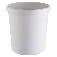 Helit H6105882 Mülleimer 18 l Rund Kunststoff Grau