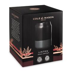 Cole & Mason H822140 Glas Zylinder Steingut Schwarz, Grau