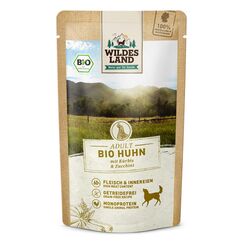 Wildes Land Canine Adult BIO Huhn Huhn, Kürbis 125 g