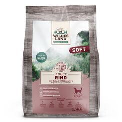 Wildes Land Canine Adult Soft Rind & Reis 1,5 kg Rind, Reis