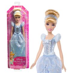 Disney Princess Disney Prinzessin-Spielzeug, Cinderella-Modepuppe mit Accessoires