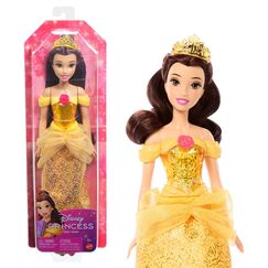 Disney Princess Disney Prinzessin-Spielzeug, Belle-Modepuppe mit Accessoires
