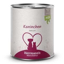 Herrmann's Manufaktur Kaninchen Reinfleisch Adult 800 g
