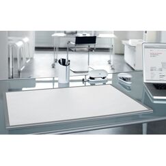 Sigel HO260 Schreibtischunterlage Papier Grau, Weiß
