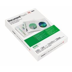 GBC Laminiertaschen f. Dokumente A4 2x80 Micron glänzend (100)