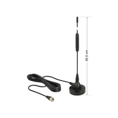 DeLOCK 12412 Netzwerk-Antenne Omnidirektionale Antenne F-Typ 0 dBi