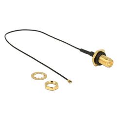 DeLOCK 0.2m, RP-SMA/MHF IV Koaxialkabel 0,2 m MHF IV / HSC MXHP32