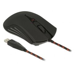 DeLOCK 12531 Maus Gaming Beidhändig USB Typ-A Optisch 4800 DPI