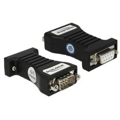 DeLOCK 62921 Kabeladapter RS-232 DB9 Schwarz