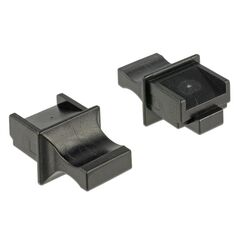 DeLOCK 64020 Steckdosensicherung RJ-45 Schwarz 10 Stück(e)