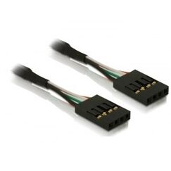 DeLOCK Cable pinheader F/F Signalkabel 0,40 m Schwarz