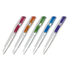 NT Cutter iA-300RP Blau, Grün, Orange, Violett, Rot, Transparent Abbrechmesser
