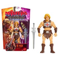 Masters of the Universe 2026 Film He-Man ca. 14 cm Actionfigur-Heldenspielzeug und Schwert der Macht, Galitzine