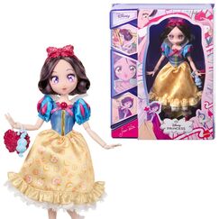 Disney Princess Disney Schneewittchen Prinzessinnen-Manga-Puppe zum Sammeln mit Zubehör, beweglich, Sammelfigur
