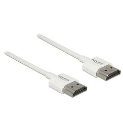 DeLOCK 85138 HDMI-Kabel 3 m HDMI Typ A (Standard) Weiß
