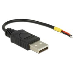 DeLOCK 85250 USB Kabel USB 2.0 0,1 m USB A Schwarz
