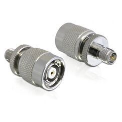 DeLOCK 88411 Kabeladapter RP-SMA RP-TNC Silber