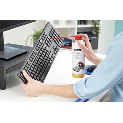 Fellowes 9977804 Reinigungskit Tastatur, Drucker, Universal Luftdruckreiniger für Gerätereinigung 400 ml