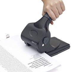 Rapesco ALU 65 Metal Locher Schwarz