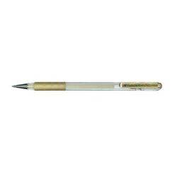 Pentel K118 Fettdruck Verschlossener Gelschreiber Gold