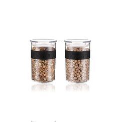 Bodum Presso Rund Kunststoff Schwarz, Transparent